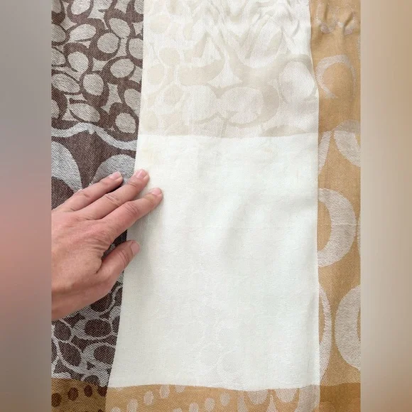 Coach Pattern Patch Monogram Scarf - Picture 11 of 12